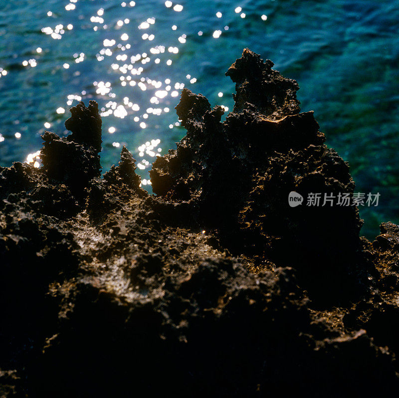 Rocks and sea in Alonissos, Greece